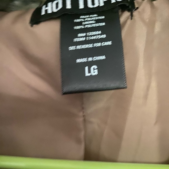 Hot Tpoic leapord print coat size Large - Picture 3 of 3